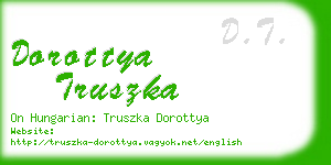 dorottya truszka business card